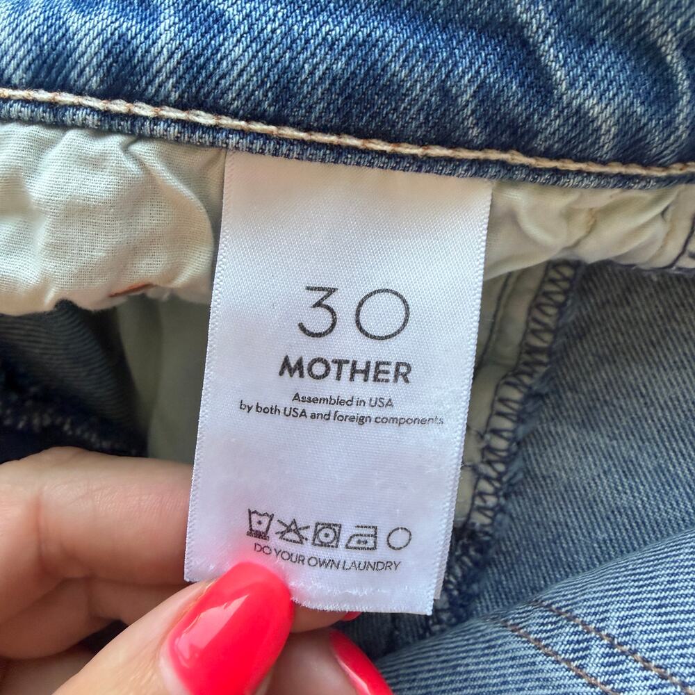 MOTHER The Maven Ankle Fray Jeans in For Sure Size 30 - Picture 5 of 7